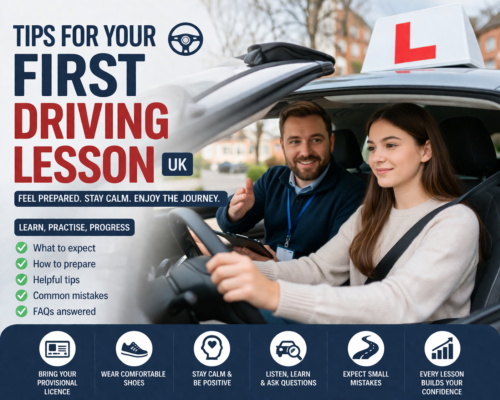 first driving lesson